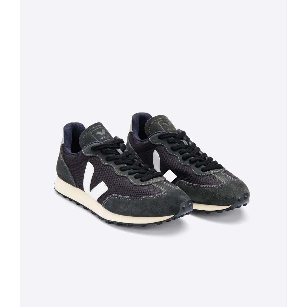 Men's Veja RIO BRANCO ALVEOMESH Running Shoes Black | SG 162UZG